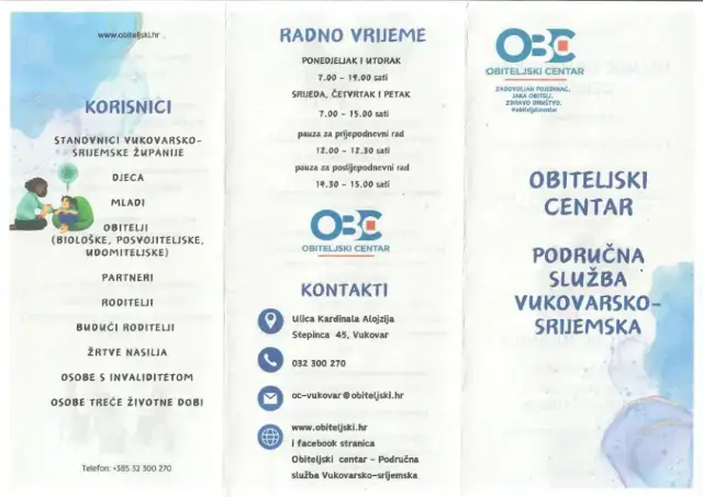 Roditeljski sastanak u suradnji s Obiteljskim centrom