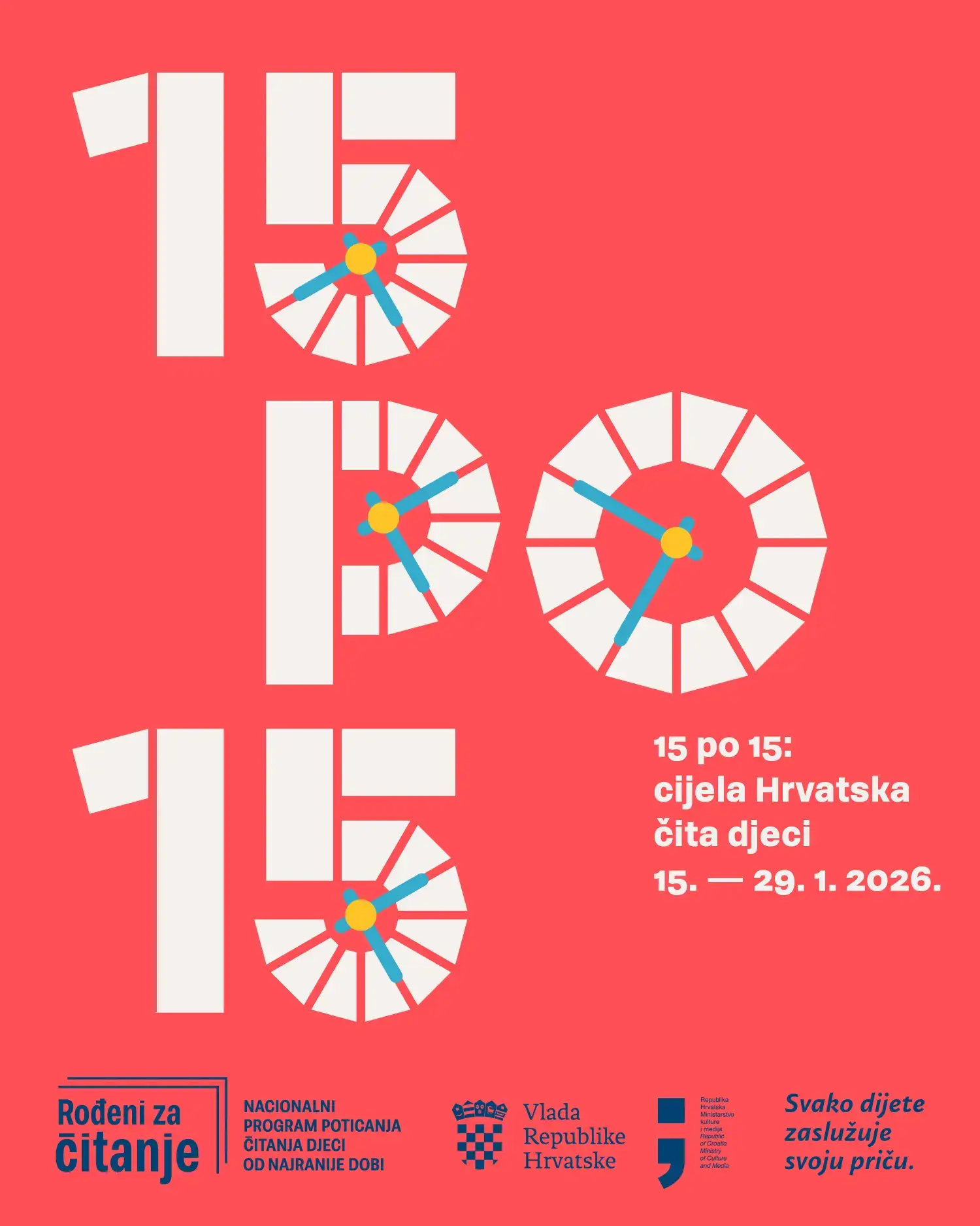 15 po 15: cijela Hrvatska čita djeci